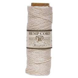 Hemptique Hemp Cord Spool - White, 0.5 mm x 205 ft