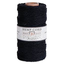 Hemptique Hemp Cord Spool - Black, 1.8 mm x 205 ft