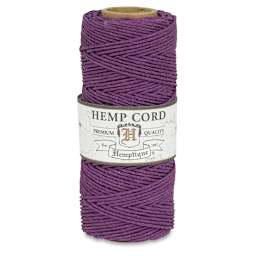 Hemptique Hemp Cord Spools - Front of single Purple spool of Hemp cord