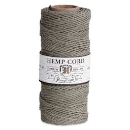 Hemptique Hemp Cord Spool - Dusty Olive, 1 mm x 205 ft