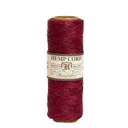 Hemp Cord Spools Burgundy