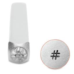 ImpressArt Design Stamp - Hashtag, 3 mm
