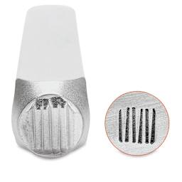 ImpressArt Design Stamp - Vertical Lines, 6 mm