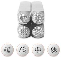 ImpressArt Design Stamp - Texture Pack Series 2, Set of 4