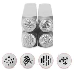 ImpressArt Design Stamp - Texture Pack Series 3, Set of 4