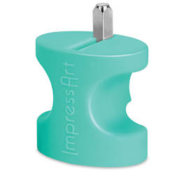 ImpressArt Simple Strike Jigs - Upright 3 mm Jig with Stamp inserted
