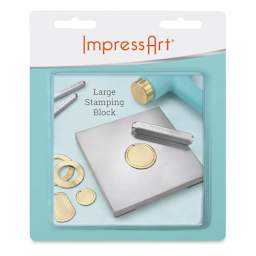 ImpressArt Steel Block - Large, 4" x 4" x 3/8" (In packaging)