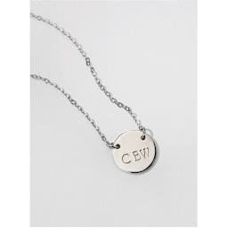 ImpressArt Personal Impressions Necklace Kits - Silvertone necklace stamped with Initials
