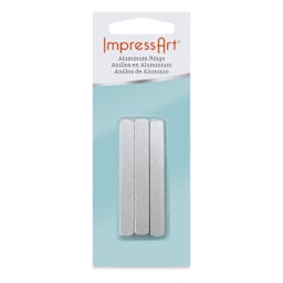 ImpressArt Aluminum Wrap Ring Blanks - 1/4"W x 2-1/4"L, Pkg of 11, front of the packaging