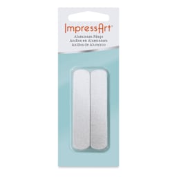 ImpressArt Aluminum Wrap Ring Blanks - 1/2"W x 2-1/4"L, Pkg of 10, front of the packaging