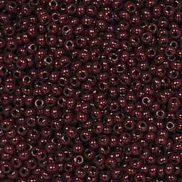 John Bead Czech Glass Seed Beads - Dark Brown, Opaque, 10/0 - close-up