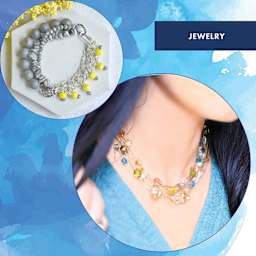 Beadalon 49 Strand Bead Stringing Wire finished jewelry project examples, bracelet and necklace