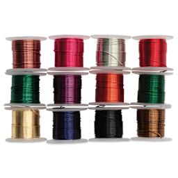 Artistic Wire Colored Copper Craft Wire - Buy-The-Dozen, Assorted Colors, 26 Gauge, 15 ft, Set of 12