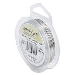 Artistic Wire Stainless Steel Craft Wire - 28 Gauge, 40 yds