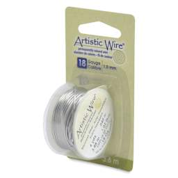 Artistic Wire Stainless Steel Craft Wire - 18 Gauge, 4 yds