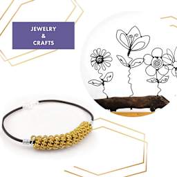 Artistic Wire Aluminum Craft Wire - Black, 12 Gauge, 39 ft finished jewelry & craft project examples