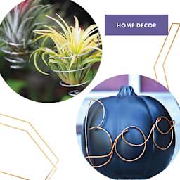 Artistic Wire Aluminum Craft Wire - Black, 12 Gauge, 39 ft finished home decor project examples