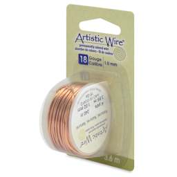 Artistic Wire Colored Copper Craft Wire - Natural, 18 Gauge, 12 ft