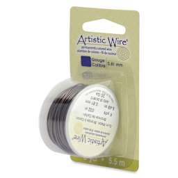 Artistic Wire Colored Copper Craft Wire - Antique Brass, 18 Gauge, 12 ft
