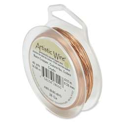 Artistic Wire Colored Copper Craft Wire - Copper, 28 Gauge, 120 ft