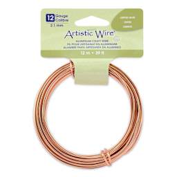 Artistic Wire Aluminum Craft Wire - Copper, 12 Gauge, 39 ft