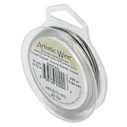 Artistic Wire Colored Copper Craft Wire - Tinned Copper, 22 Gauge, 45 ft