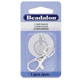 Beadalon Badge Clips - Single Large Clip in blister package
