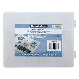 Beadalon Bead Storage Box - 5.5" x 7" top view