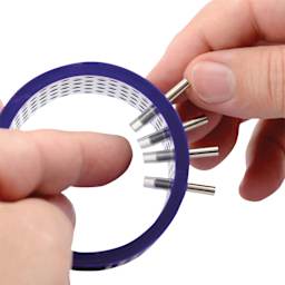 Artistic Wire 3D Bracelet Jig in use