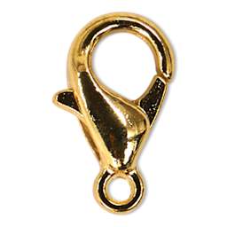 Beadalon Lobster Clasps - Extra Small, Gold, Pkg of 5