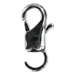 Beadalon Lobster Clasps - EZ Lobster, Silver Plated, Pkg of 10