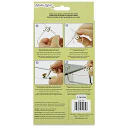 Artistic Wire Jeweler's Saw Frame w/ 36 Blades back of packaging