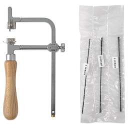 Artistic Wire Jeweler's Saw Frame w/ 36 Blades