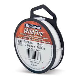 Beadalon WildFire Beading Thread - Frost, 0.008", 50 yds