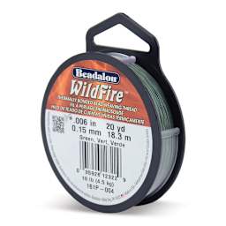 Beadalon WildFire Beading Thread - Green, 0.006", 20 yds