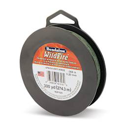 Beadalon WildFire Beading Thread - Green, 0.008", 300 yds