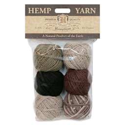 Hemptique Hemp Yarn Bon Bons - Nature Colors, Set of 6