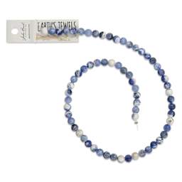 John Bead Earth's Jewels Sodalite Beads - 6 mm, 16" Strand