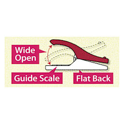 Clover Wonder Clips - Diagram showing side view of Wonder Clip
