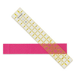 Omnigrid Rectangle Ruler - 3" x 18" - in use with fabric not included