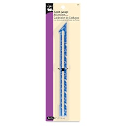 Dritz Seam Gauge with Point Turner - 7" Length, front of the packaging