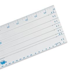 Dritz See-Thru Dressmaker’s Ruler, close-up