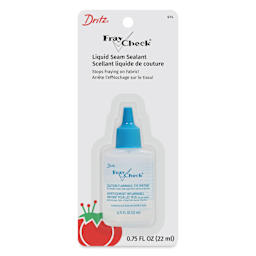 Dritz Fray Check Liquid Seam Sealant - .75 oz Bottle front of packaging
