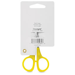 Omnigrid Needlecraft Scissors - 4" back of packaging