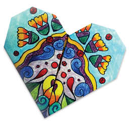 Yasutomo Color2 Coloring Origami Paper - Folded, painted Original Artists design