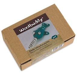 Woolbuddy Needle Felting Kit - Narwhal Kit - front of packaging, angled view
