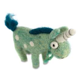 Woolbuddy Needle Felting Kits - Finished felted Unicorn