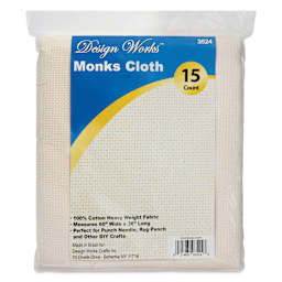 Design Works Monks Cloth - 60" W x 36" L, front of packaging