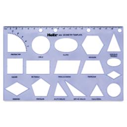 Helix Geometry Shapes Template - 5.24" x 10.25", out of packaging
