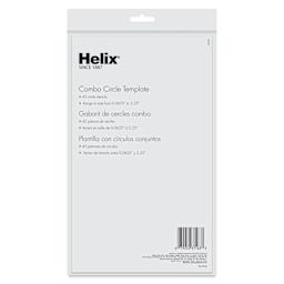Helix Circle Template - Combo Circle, back of packaging